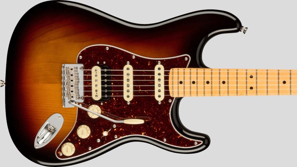 Fender American Pro II Stratocaster HSS 3-C Sunburst MN 0113912700 Made in Usa inclusa custodia