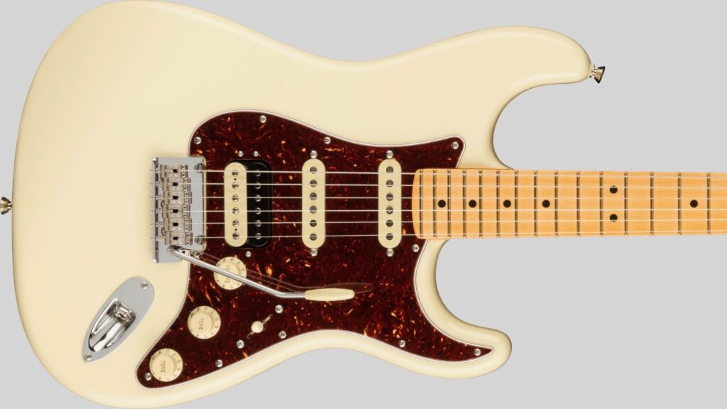 Fender American Pro II Strato HSS Olympic White MN 0113912705 Made in Usa inclusa custodia