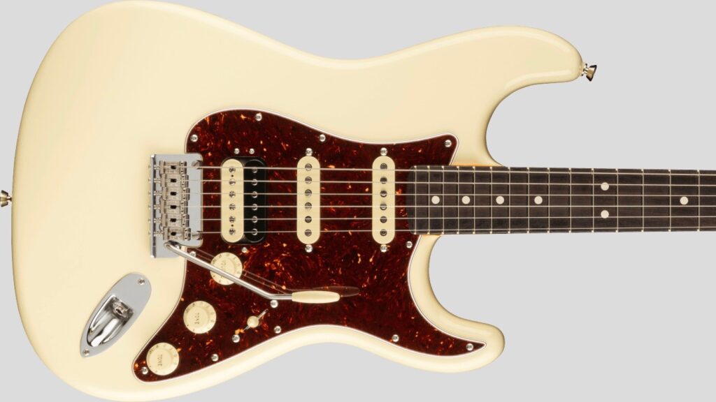 Fender American Pro II Strato HSS Olympic White RW 0113910705 Made in Usa inclusa custodia