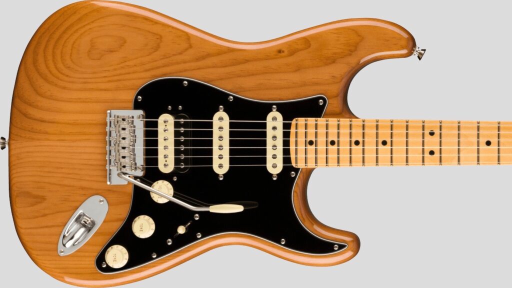 Fender American Pro II Strato HSS Roasted Pine 0113912763 Made in Usa inclusa custodia rigida