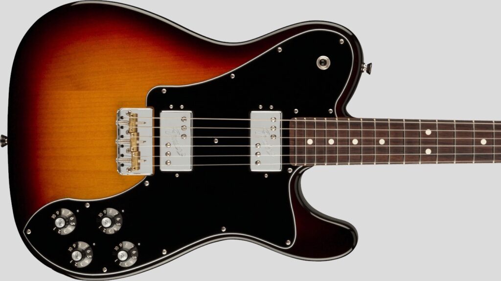 Fender American Pro II Telecaster Deluxe 3-C Sunburst 0113960700 Made in Usa inclusa custodia