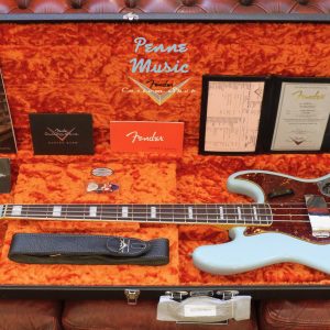 Fender Custom Shop Time Machine 1966 Jazz Bass Aged Daphne Blue J.Relic 1