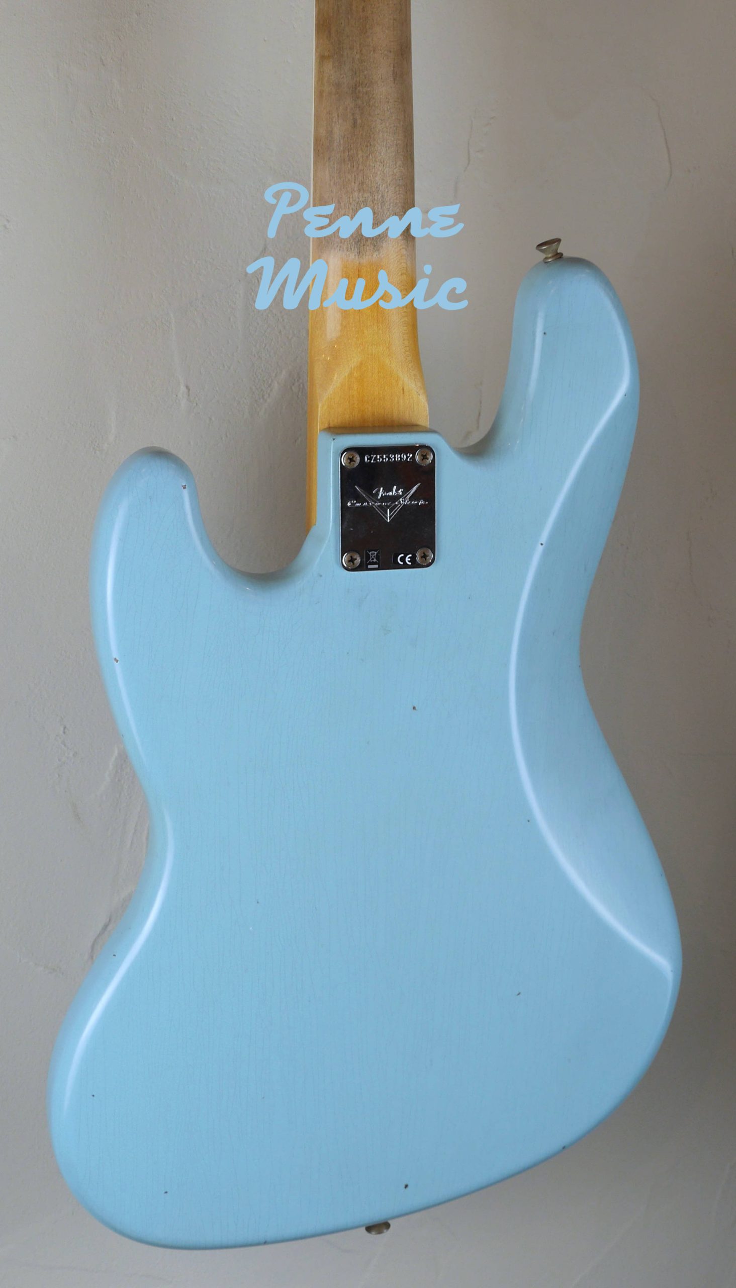 Fender Custom Shop Time Machine 66 Jazz Bass Aged Daphne Blue J.Relic 5