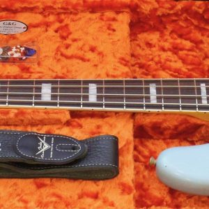 Fender Custom Shop Time Machine 66 Jazz Bass Aged Daphne Blue J.Relic 6