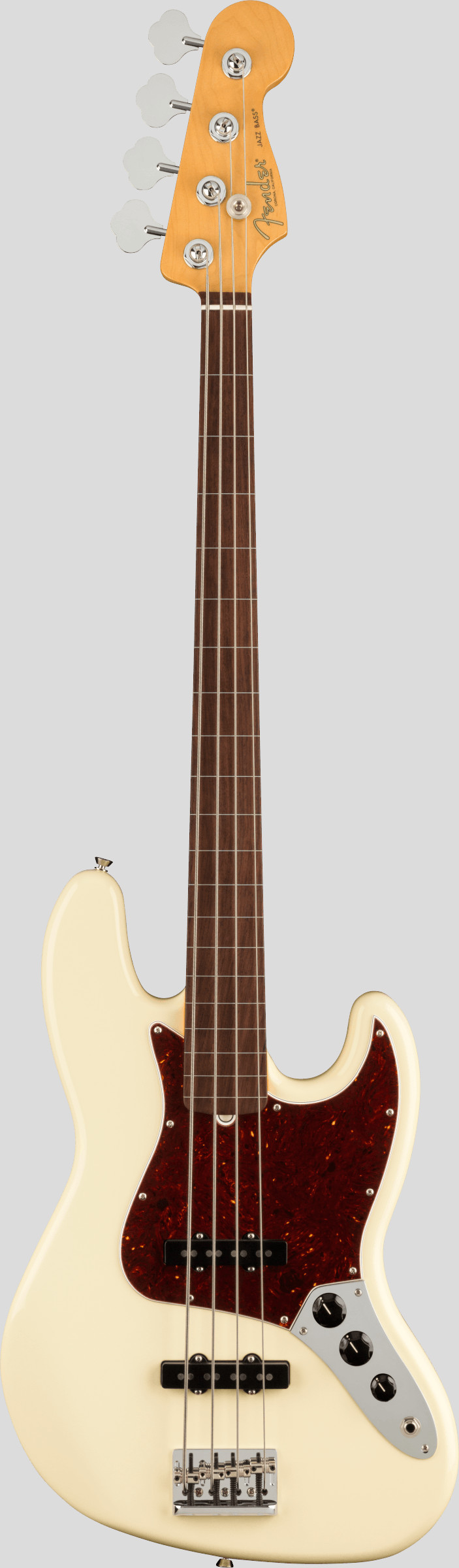 Fender American Professional II Jazz Bass Fretless Olympic White 1