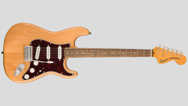 Squier by Fender Classic Vibe 70 Stratocaster Natural 0374020521 con custodia Fender in omaggio