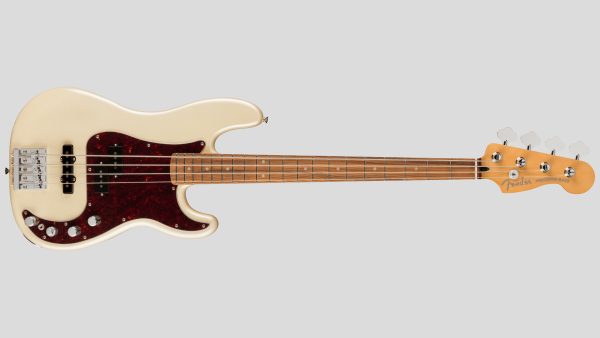 Fender Player Plus Precision Bass Olympic Pearl 0147363323 Made in Mexico inclusa custodia Fender