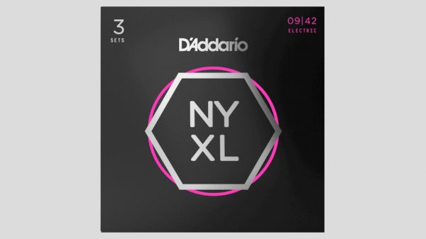 D’Addario NYXL0942-3P 3 mute di corde per chitarra elettrica 9-42 (9-11-16-24-32-42) Made in Usa