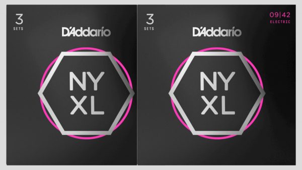 D’Addario NYXL0942-3P (x2) 6 mute di corde per chitarra elettrica 9-42 (9-11-16-24-32-42) Made in Usa