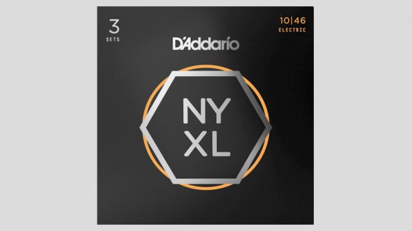 D’Addario NYXL1046-3P 3 mute di corde per chitarra elettrica 10-46 (10-13-17-26-36-46) Made in Usa