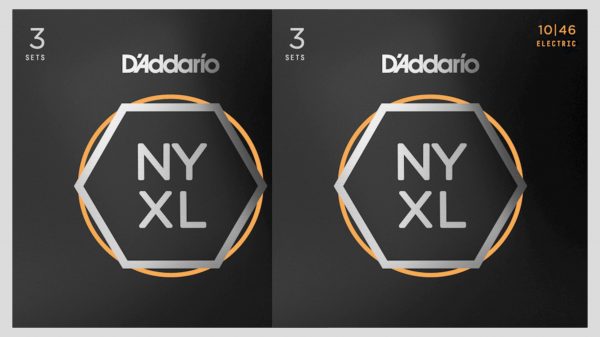 D’Addario NYXL1046-3P (x2) 6 mute di corde per chitarra elettrica 10-46 (10-13-17-26-36-46) Made in Usa