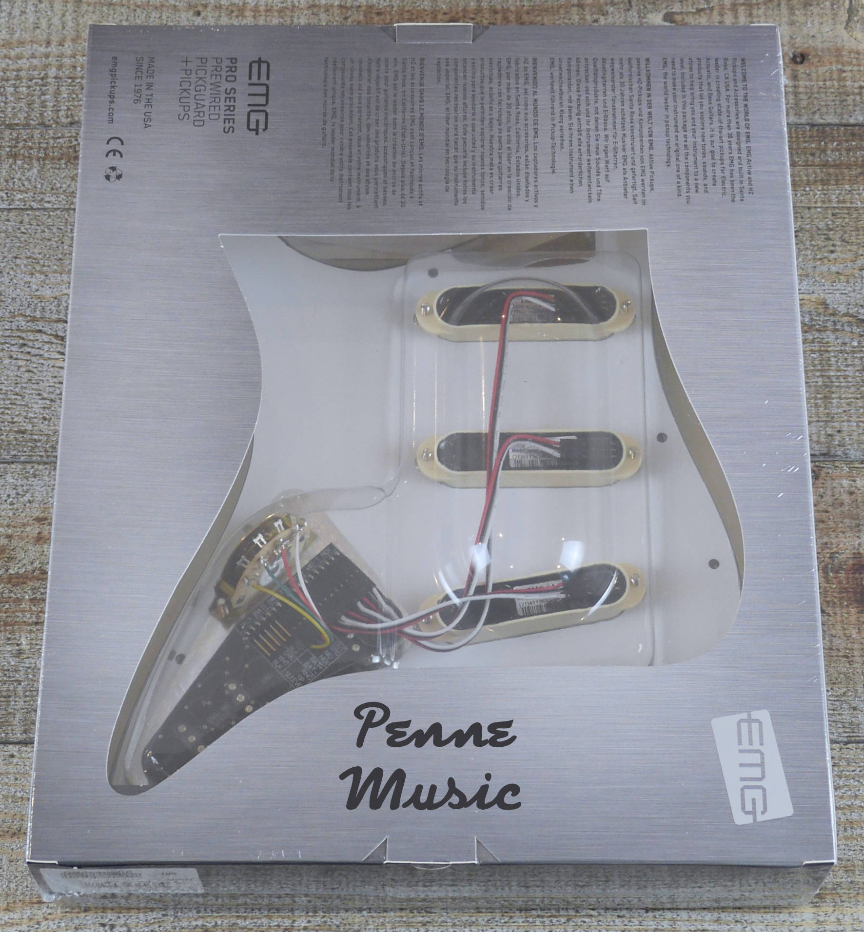 EMG Pre-Wired DG20 David Gilmour Stratocaster Pickup Set White Pearl 2