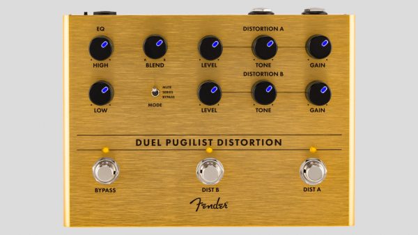 Fender Duel Pugilist Distortion Pedal 0234562000 Two Independent Distortion Circuits