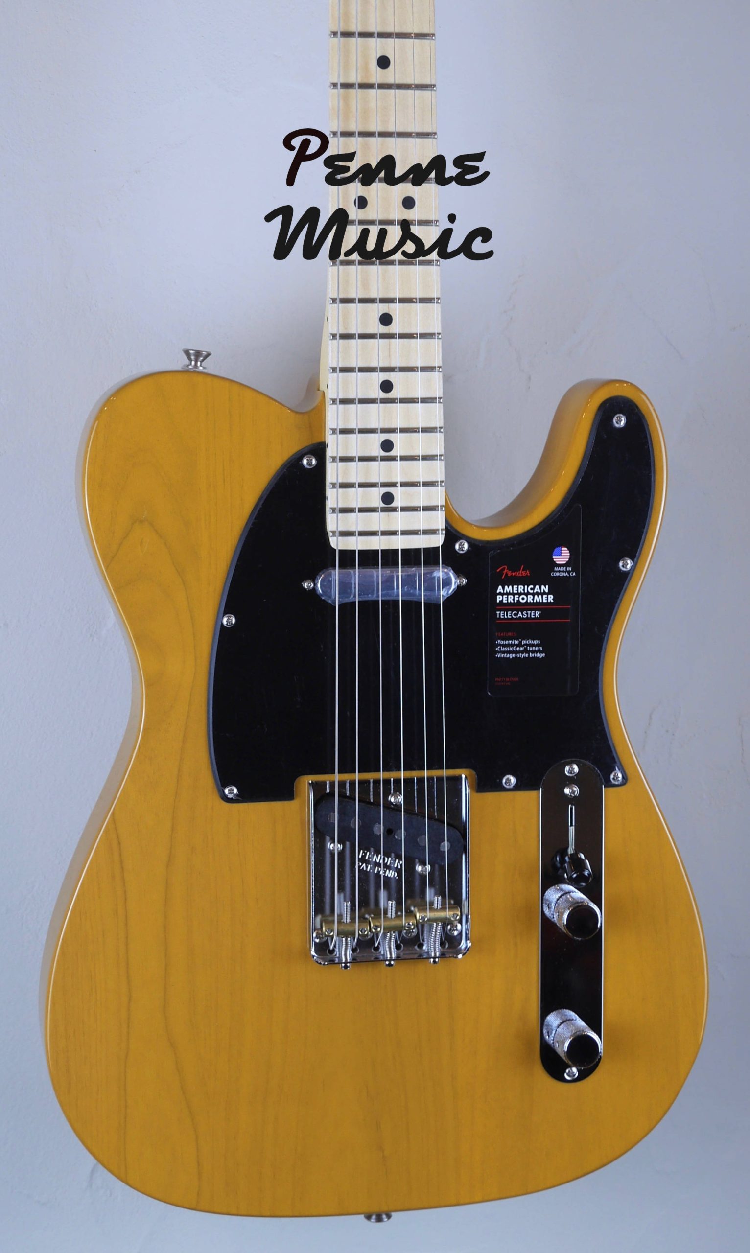 Fender Limited Edition American Performer Telecaster Butterscotch Blonde 3