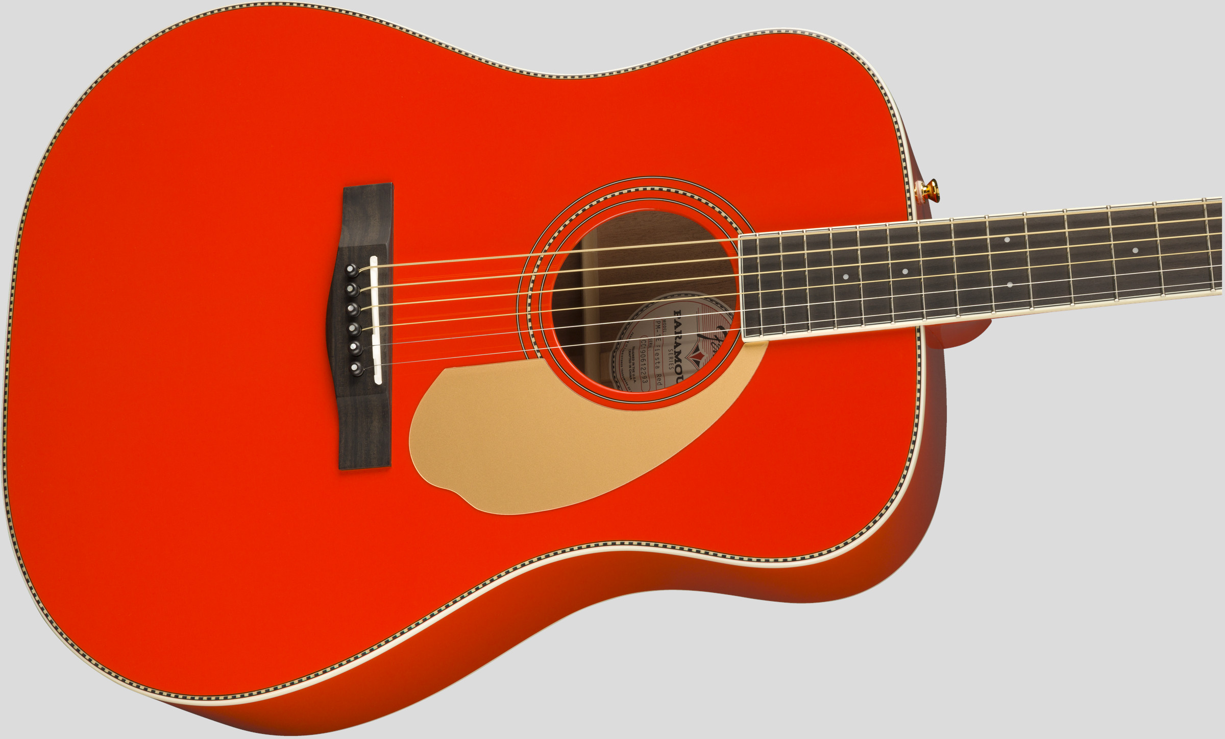 Fender Limited Edition PM-1 Deluxe Fiesta Red with Ebony Fingerboard 3