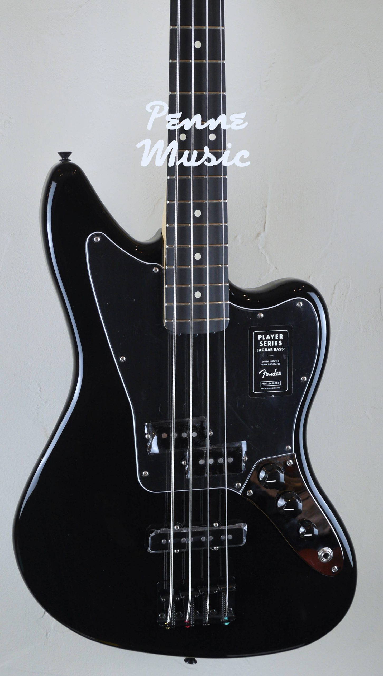 Fender Limited Edition Player Jaguar Bass Black with Ebony Fingerboard 3