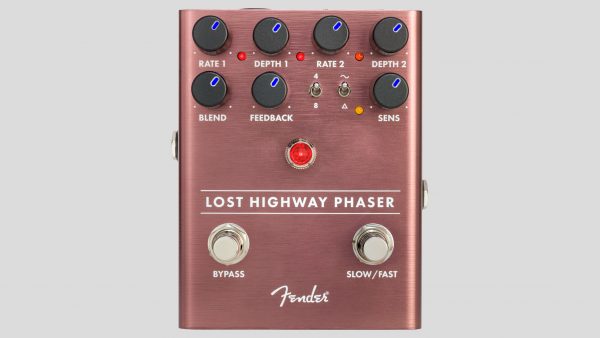 Fender Lost Highway Phaser Pedal 0234544000 Analog 4 and 8 Stage Phaser