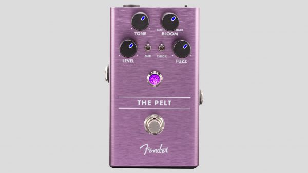 Fender The Pelt Fuzz Pedal 0234541000 Silicon Fuzz Effect, Mid and Thick Voicing Switches