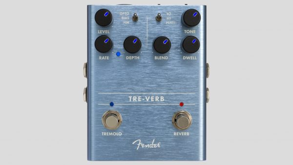 Fender Tre-Verb Digital Reverb / Tremolo Pedal 0234541000 Independent Tremolo and Reverb