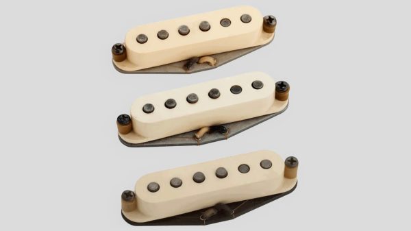 Seymour Duncan Antiquity II Surfer Stratocaster Set Aged Cream Cover 11028-08 Made in Usa