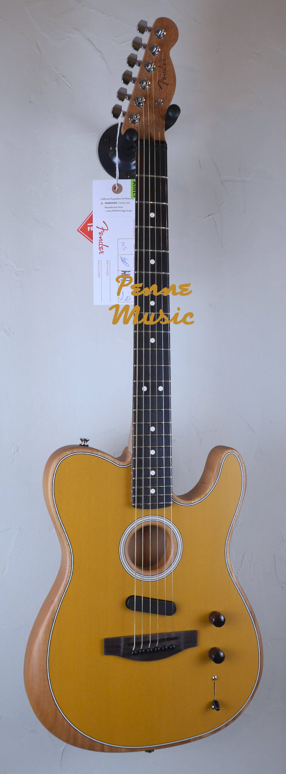 Fender Acoustasonic Player Telecaster Butterscotch Blonde 1