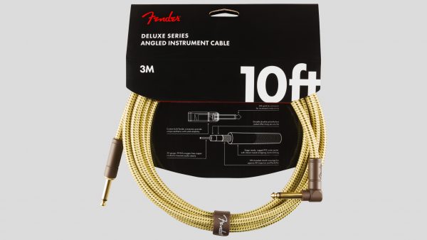 Fender Deluxe Vintage Tweed Instrument Cable Angle Jack 3 metri 0990820091