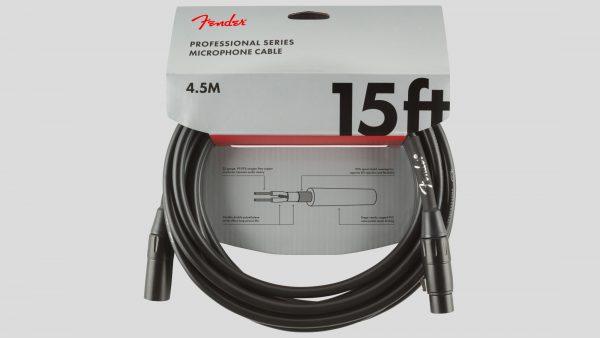 Fender Professional Microphone Cable XLR 4.5 metri 0990820018