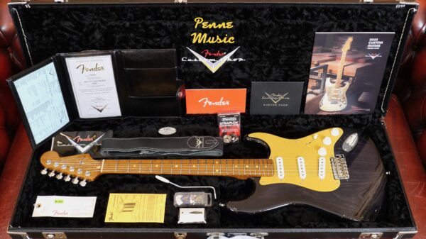 Fender Custom Shop American Custom Stratocaster Ebony Transparent NOS 9235001549 Made in Usa