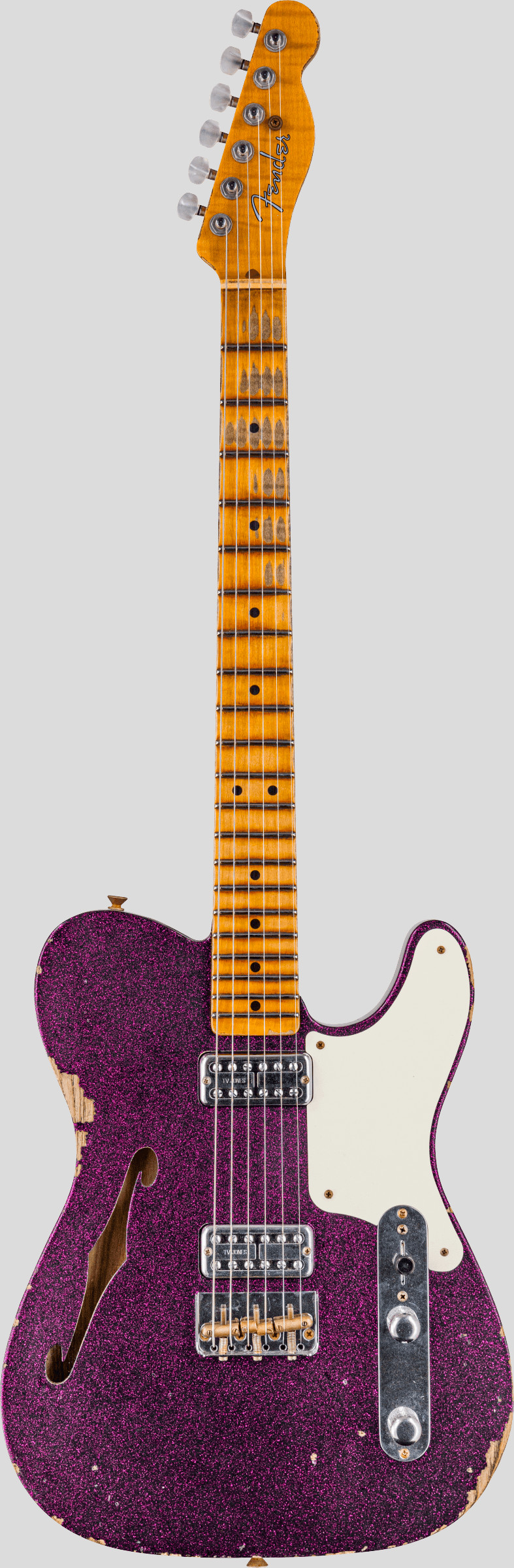 Fender Custom Shop Limited Edition Caballo Tono Ligero Aged Magenta Sparkle Relic 1