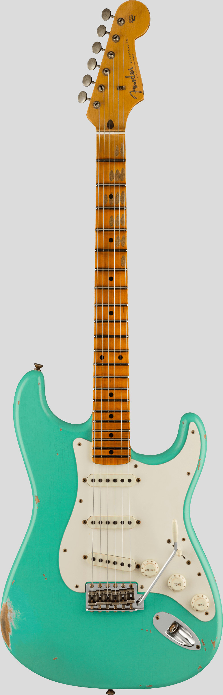 Fender Custom Shop Limited Edition Fat 50 Stratocaster Super Faded Aged Seafoam Green Relic 1