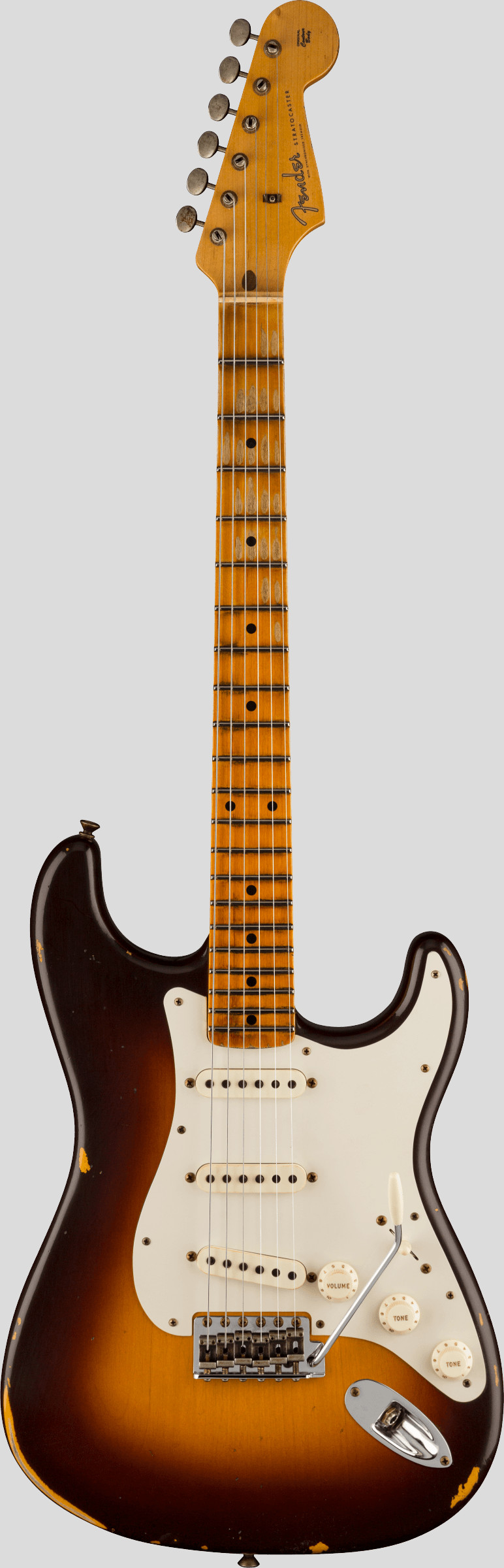 Fender Custom Shop Limited Edition Fat 50 Stratocaster Wide Fade Chocolate 2-Color Sunburst Relic 1