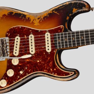 Fender Custom Shop Limited Edition Roasted 61 Stratocaster Aged 3-Color Sunburst SHR 3