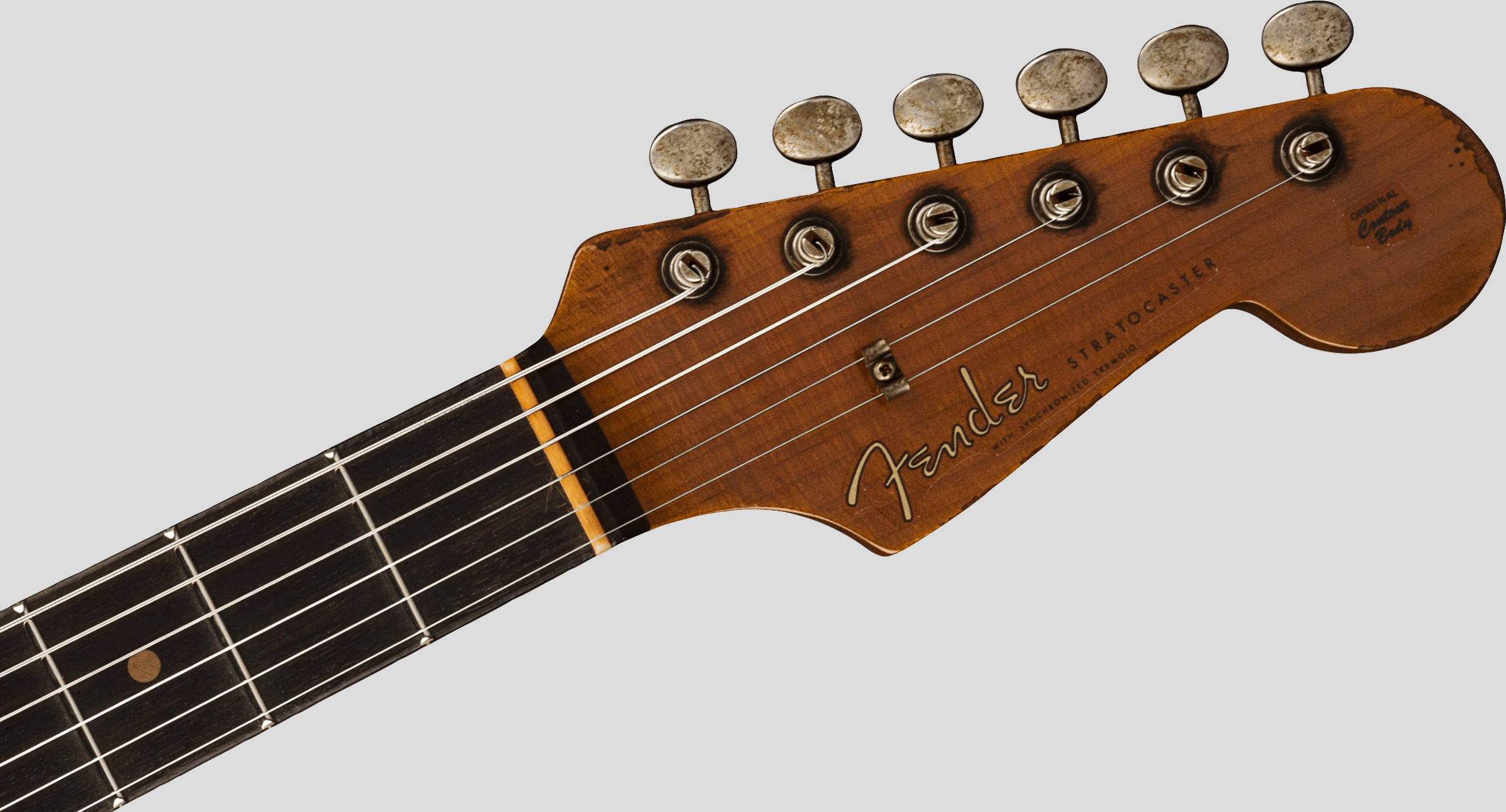 Fender Custom Shop Limited Edition Roasted 61 Stratocaster Aged 3-Color Sunburst SHR 5