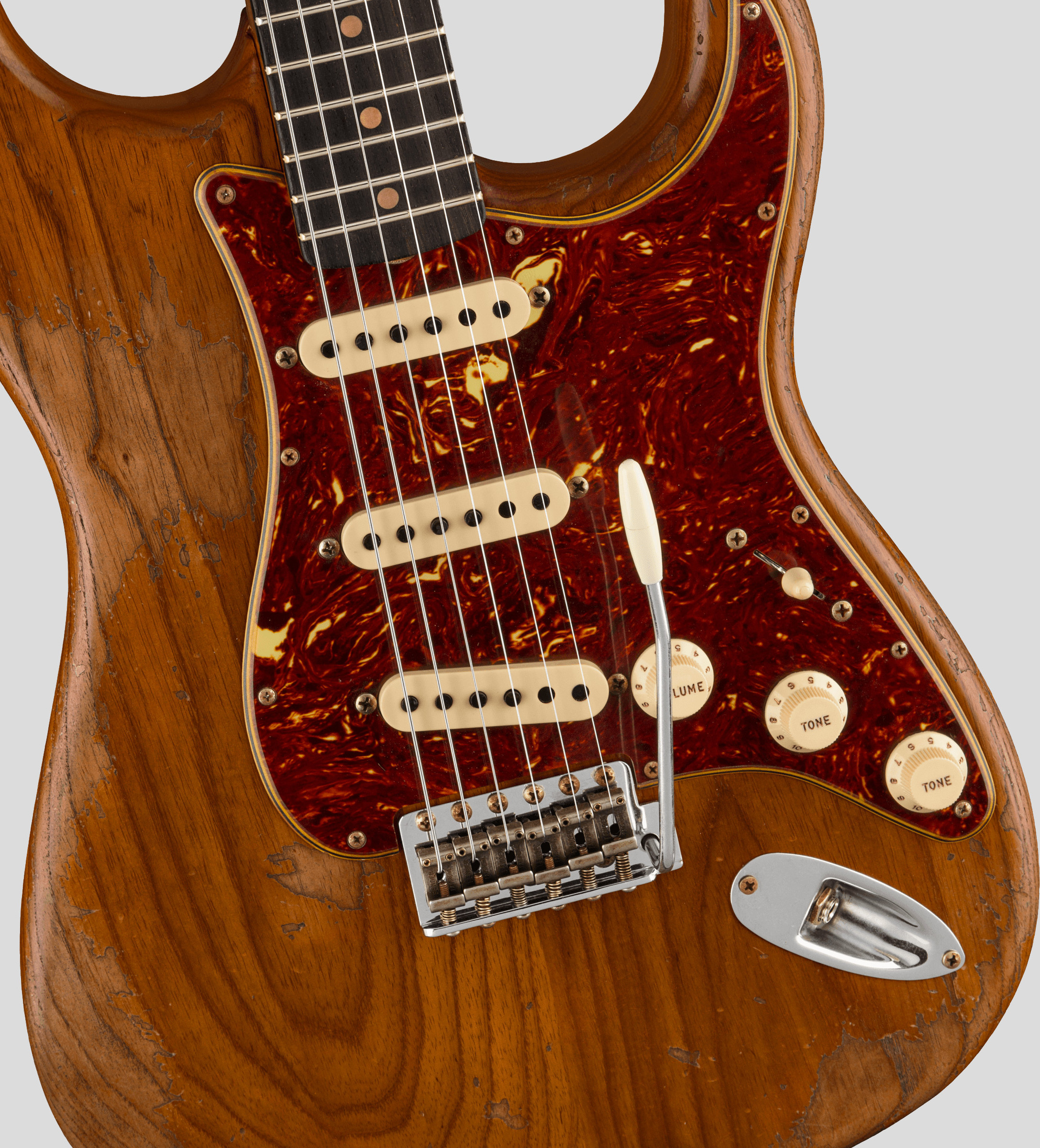 Fender Custom Shop Limited Edition Roasted 61 Stratocaster Aged Natural SHR 4