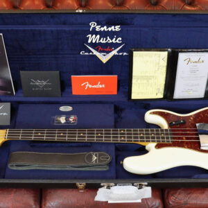 Fender Custom Shop Time Machine 1963 Precision Bass Aged Olympic White J.Relic 1