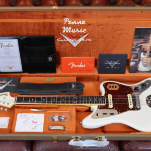 Fender Custom Shop Time Machine 1966 Jaguar Aged Olympic White DCC 1