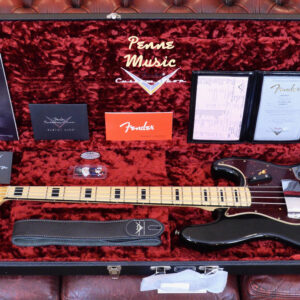 Fender Custom Shop Time Machine 1968 Jazz Bass Aged Black Journeyman Relic 02/08/2023 1