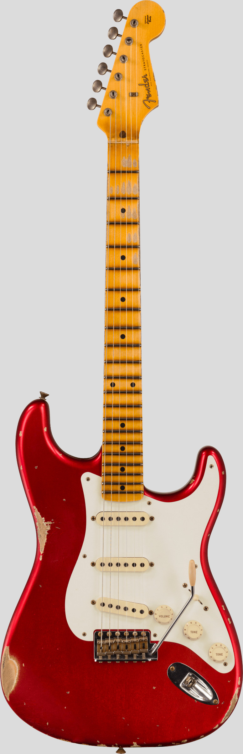 Fender Custom Shop Time Machine 58 Stratocaster Faded Aged Candy Apple Red Relic 1