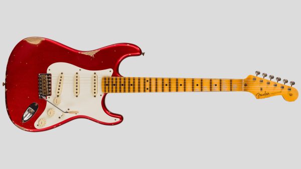Fender Custom Shop Time Machine 58 Stratocaster Faded Aged Candy Apple Red Relic 9235001572