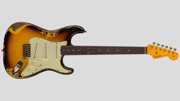 Fender Custom Shop Time Machine 61 Strato Super Faded Aged 3-C Sunburst Heavy Relic 9235001573