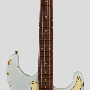 Fender Custom Shop Time Machine 61 Stratocaster Super Faded Aged Sonic Blue over 3-Color Sunburst Heavy Relic 1