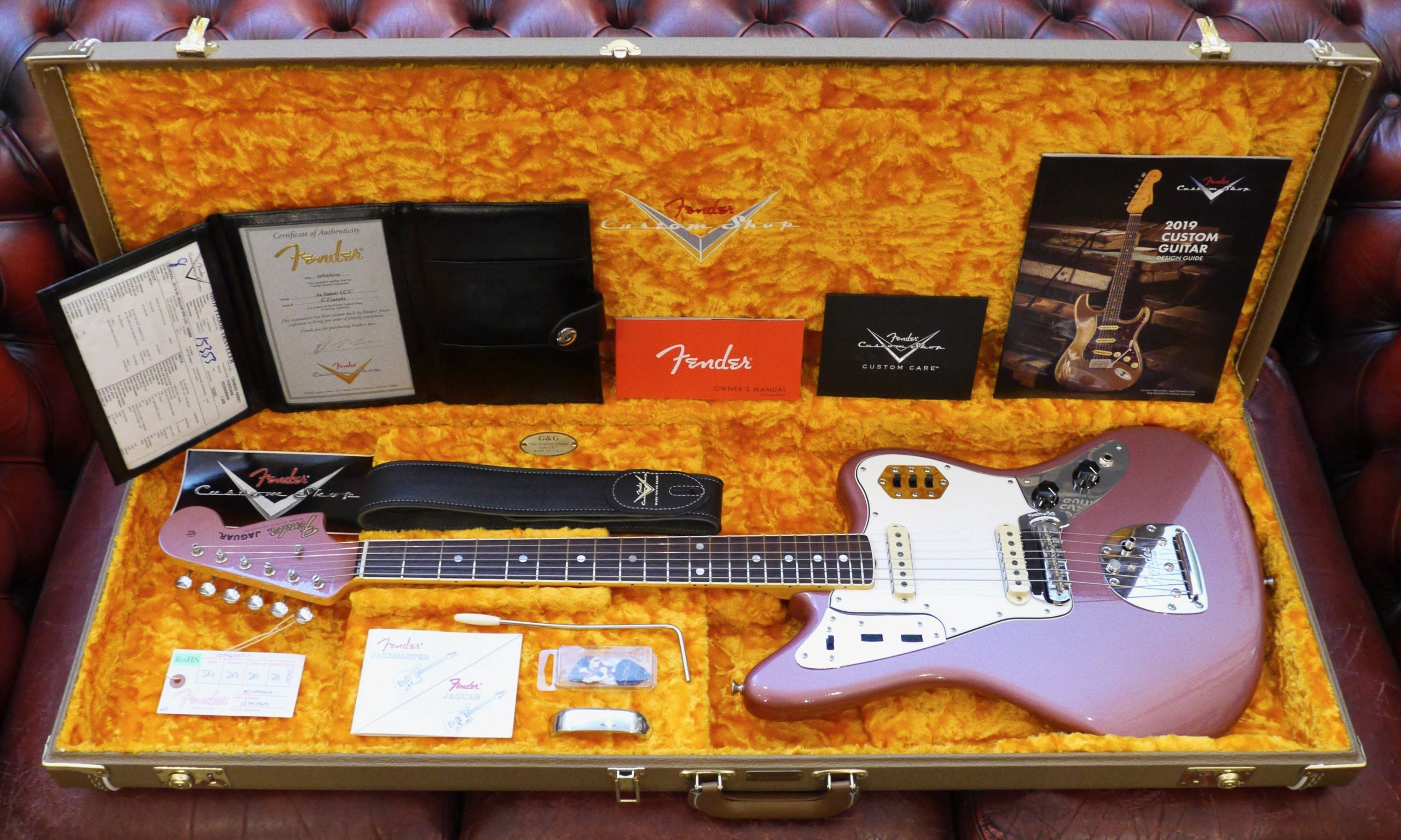 Fender Custom Shop 1964 Jaguar Burgundy Mist Metallic LCC
