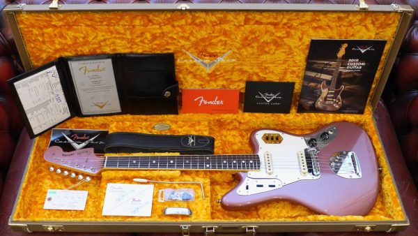 Fender Custom Shop Time Machine 1964 Jaguar 2019 Aged Burgundy Mist Metallic LCC 9235000849