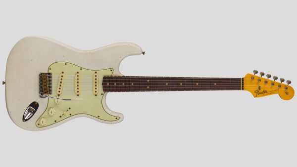 Fender Custom Shop Time Machine 64 Stratocaster Aged Olympic White Journeyman Relic 9235001578