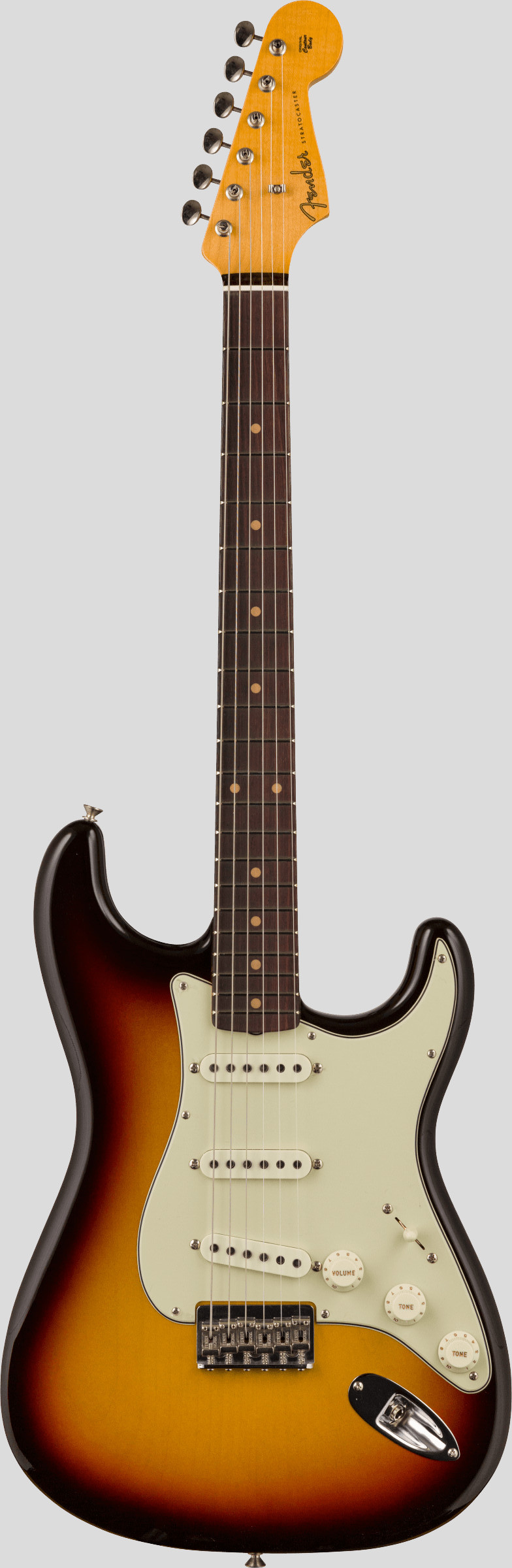 Fender Custom Shop Vintage Custom 59 Hardtail Stratocaster Chocolate 3-Color Sunburst TCP 1