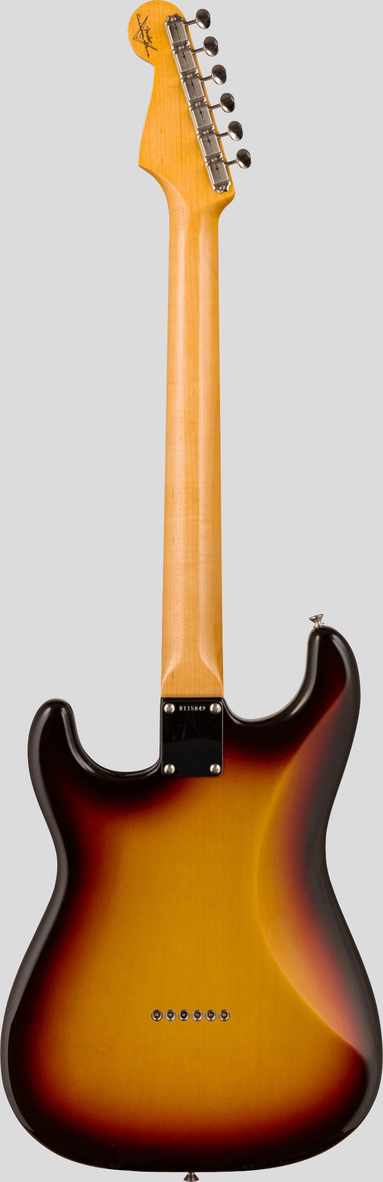 Fender Custom Shop Vintage Custom 1959 Hardtail Stratocaster Chocolate 3-Color Sunburst TCP 2