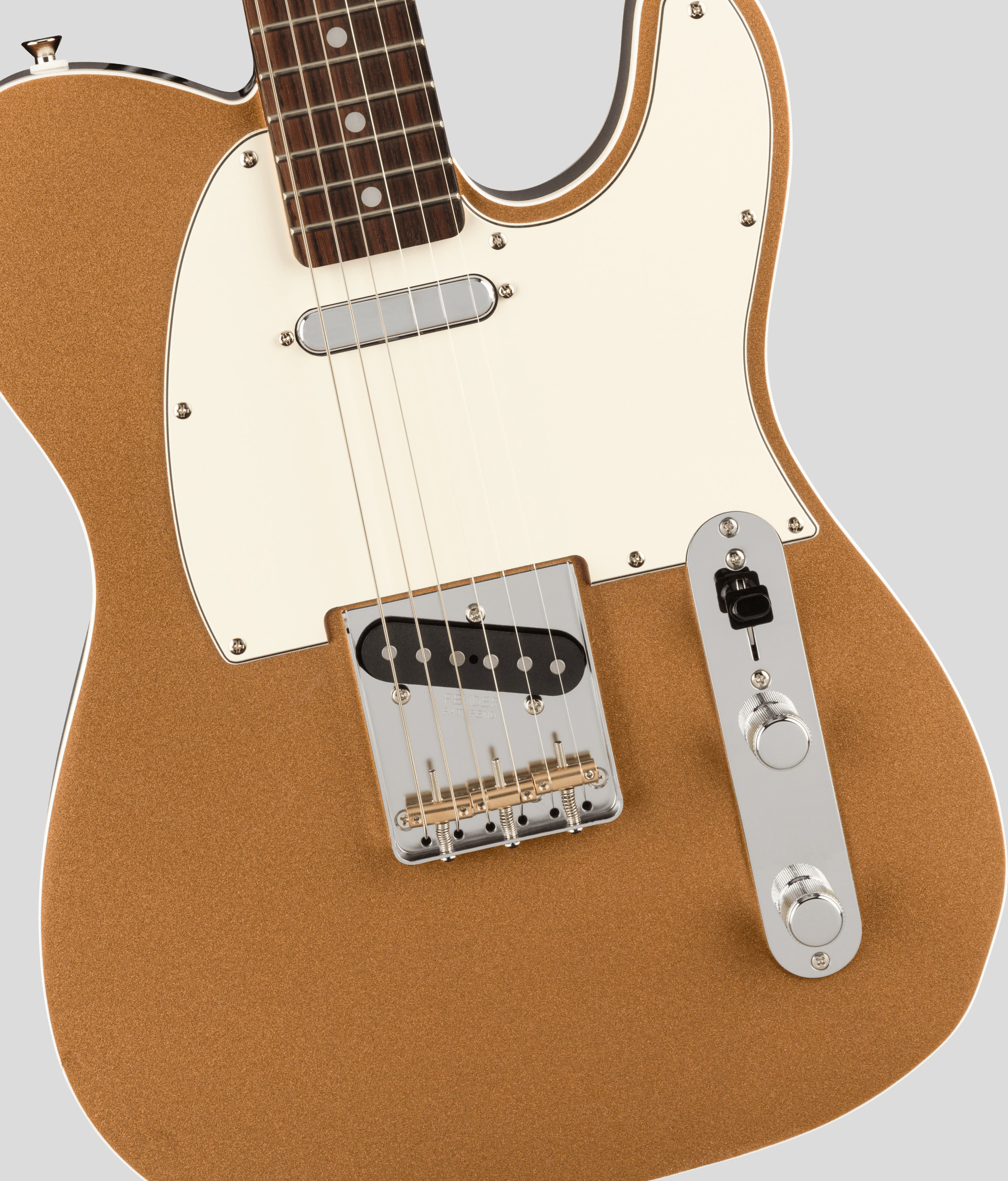 Fender JV Modified 60 Custom Telecaster Firemist Gold 4