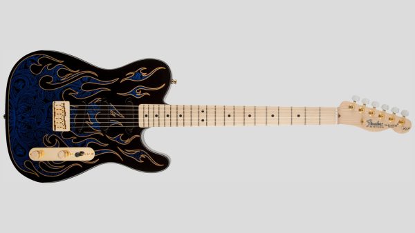 Fender James Burton Tele Blue Paisley Flames 0108602888 Made in Usa inclusa custodia rigida