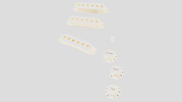 Fender Pure Vintage Accessory Kit 60 Strato Vintage White 0992097000 Made in Usa