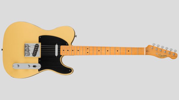 Squier by Fender 40th Ann. Tele Vintage Edition Satin Vintage Blonde 0379501507 custodia Fender omaggio